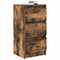 vidaXL Sideboard Smoked Oak 37.5x35x76 cm Engineered Wood