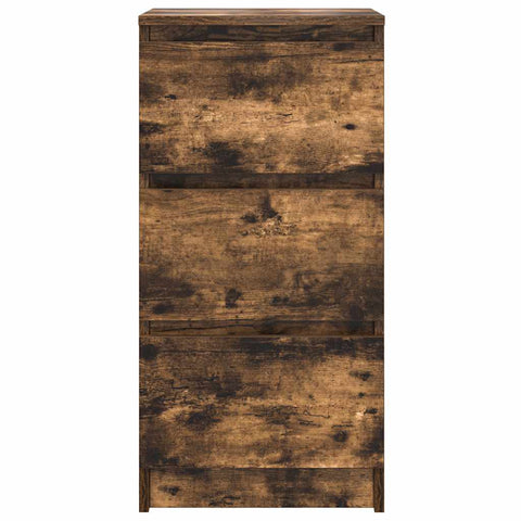 vidaXL Sideboard Smoked Oak 37.5x35x76 cm Engineered Wood