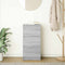 vidaXL Sideboard Grey Sonoma 37.5x35x76 cm Engineered Wood