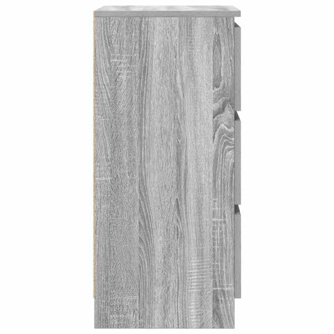 vidaXL Sideboard Grey Sonoma 37.5x35x76 cm Engineered Wood