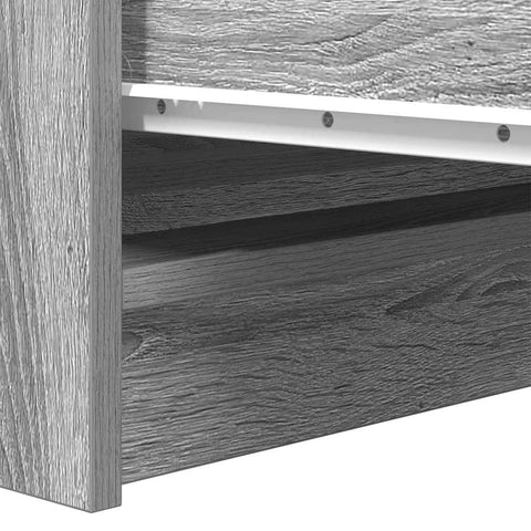 vidaXL Sideboard Grey Sonoma 37.5x35x76 cm Engineered Wood