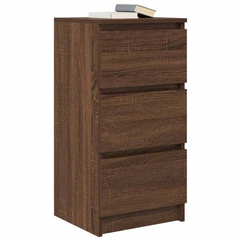 vidaXL Sideboard Brown Oak 37.5x35x76 cm Engineered Wood
