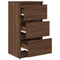 vidaXL Sideboard Brown Oak 37.5x35x76 cm Engineered Wood