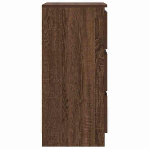 vidaXL Sideboard Brown Oak 37.5x35x76 cm Engineered Wood