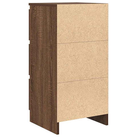 vidaXL Sideboard Brown Oak 37.5x35x76 cm Engineered Wood