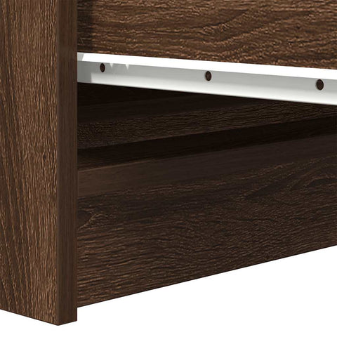 vidaXL Sideboard Brown Oak 37.5x35x76 cm Engineered Wood