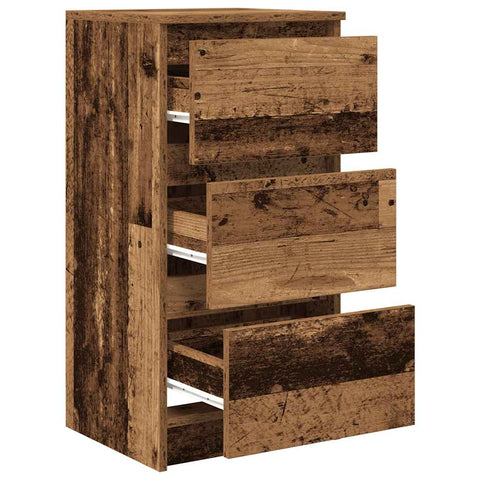 vidaXL Sideboard Old Wood 37.5x35x76 cm Engineered Wood