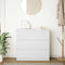 vidaXL Sideboard White 80x35x76 cm Engineered Wood