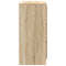 vidaXL Sideboard Sonoma Oak 80x35x76 cm Engineered Wood