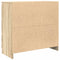 vidaXL Sideboard Sonoma Oak 80x35x76 cm Engineered Wood