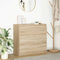 vidaXL Sideboard Sonoma Oak 80x35x76 cm Engineered Wood