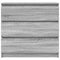 vidaXL Sideboard Grey Sonoma 80x35x76 cm Engineered Wood