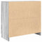 vidaXL Sideboard Grey Sonoma 80x35x76 cm Engineered Wood