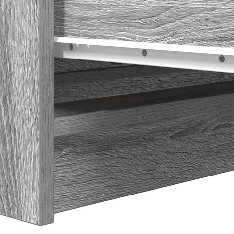 vidaXL Sideboard Grey Sonoma 80x35x76 cm Engineered Wood
