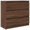 vidaXL Sideboard Brown Oak 80x35x76 cm Engineered Wood