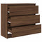 vidaXL Sideboard Brown Oak 80x35x76 cm Engineered Wood