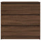 vidaXL Sideboard Brown Oak 80x35x76 cm Engineered Wood