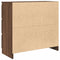 vidaXL Sideboard Brown Oak 80x35x76 cm Engineered Wood