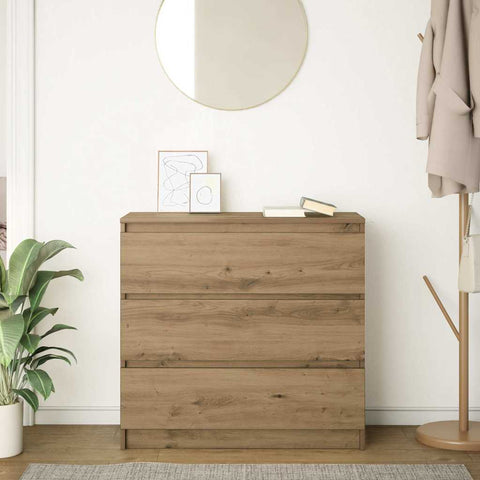vidaXL Sideboard Artisan Oak 80x35x76 cm Engineered Wood
