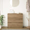 vidaXL Sideboard Artisan Oak 80x35x76 cm Engineered Wood