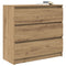 vidaXL Sideboard Artisan Oak 80x35x76 cm Engineered Wood