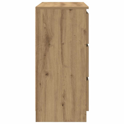 vidaXL Sideboard Artisan Oak 80x35x76 cm Engineered Wood