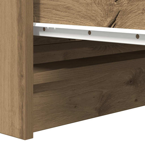 vidaXL Sideboard Artisan Oak 80x35x76 cm Engineered Wood