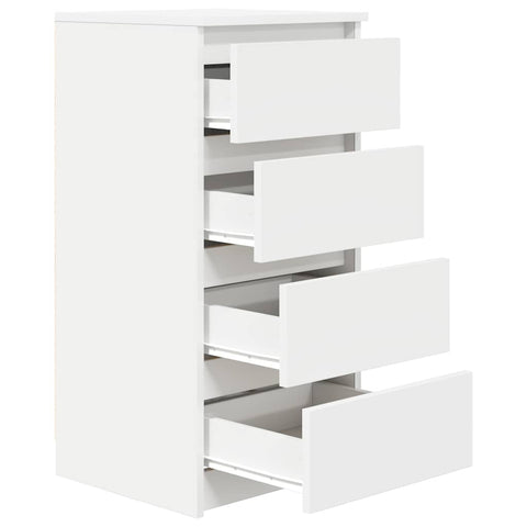 vidaXL Sideboard White 37.5x35x76 cm Engineered Wood