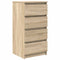 vidaXL Sideboard Sonoma Oak 37.5x35x76 cm Engineered Wood
