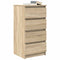 vidaXL Sideboard Sonoma Oak 37.5x35x76 cm Engineered Wood