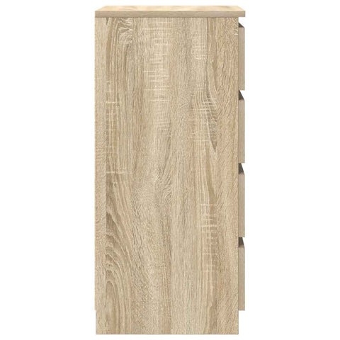 vidaXL Sideboard Sonoma Oak 37.5x35x76 cm Engineered Wood