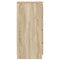 vidaXL Sideboard Sonoma Oak 37.5x35x76 cm Engineered Wood