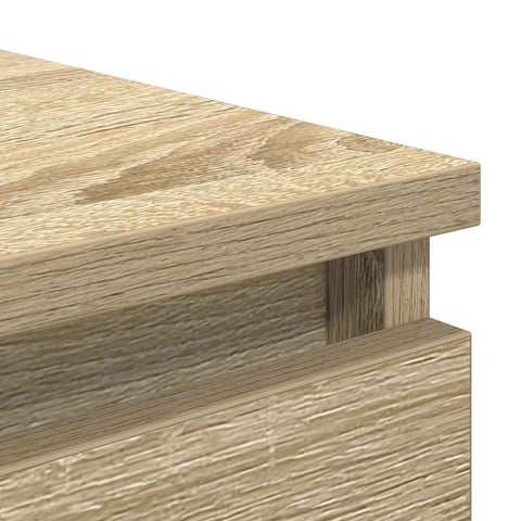 vidaXL Sideboard Sonoma Oak 37.5x35x76 cm Engineered Wood