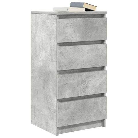 vidaXL Sideboard Concrete Grey 37.5x35x76 cm Engineered Wood