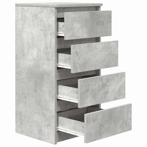 vidaXL Sideboard Concrete Grey 37.5x35x76 cm Engineered Wood