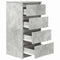 vidaXL Sideboard Concrete Grey 37.5x35x76 cm Engineered Wood