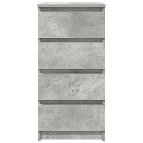 vidaXL Sideboard Concrete Grey 37.5x35x76 cm Engineered Wood