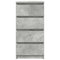 vidaXL Sideboard Concrete Grey 37.5x35x76 cm Engineered Wood