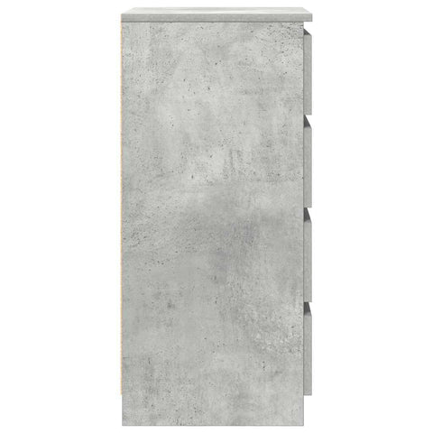 vidaXL Sideboard Concrete Grey 37.5x35x76 cm Engineered Wood