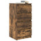vidaXL Sideboard Smoked Oak 37.5x35x76 cm Engineered Wood