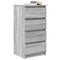 vidaXL Sideboard Grey Sonoma 37.5x35x76 cm Engineered Wood