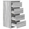 vidaXL Sideboard Grey Sonoma 37.5x35x76 cm Engineered Wood