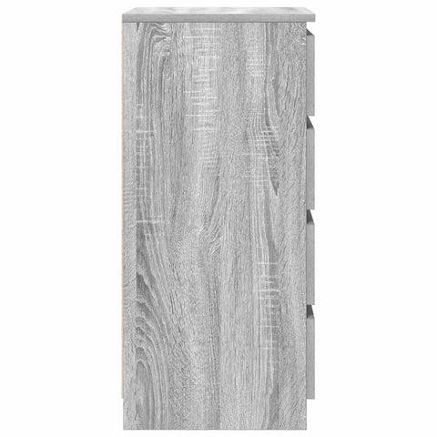vidaXL Sideboard Grey Sonoma 37.5x35x76 cm Engineered Wood