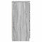 vidaXL Sideboard Grey Sonoma 37.5x35x76 cm Engineered Wood
