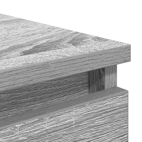 vidaXL Sideboard Grey Sonoma 37.5x35x76 cm Engineered Wood