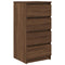 vidaXL Sideboard Brown Oak 37.5x35x76 cm Engineered Wood