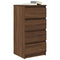 vidaXL Sideboard Brown Oak 37.5x35x76 cm Engineered Wood