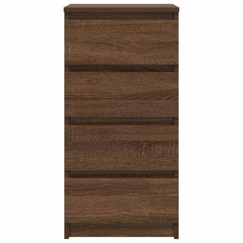 vidaXL Sideboard Brown Oak 37.5x35x76 cm Engineered Wood