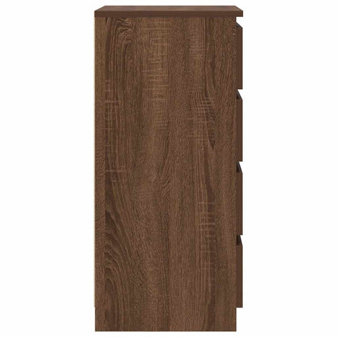 vidaXL Sideboard Brown Oak 37.5x35x76 cm Engineered Wood
