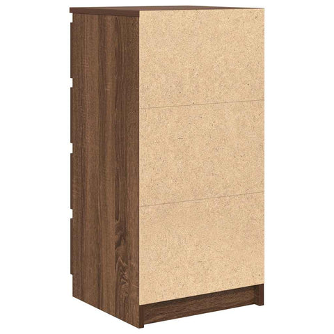 vidaXL Sideboard Brown Oak 37.5x35x76 cm Engineered Wood